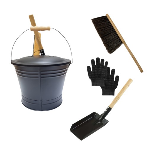 Fireplace tool set - iron, fire