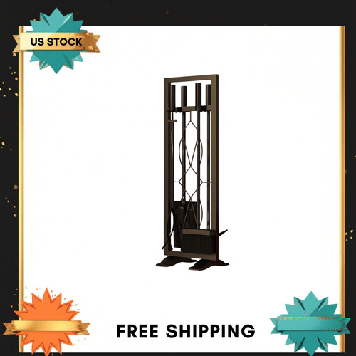 Fireplace tools set pieces - 5,