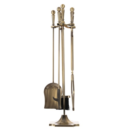 Piece fireplace tools set - fireplace,