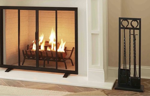 Piece fireplace tool set - 4-piece,