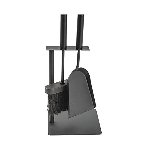 Hearth tidy set - hearth, black