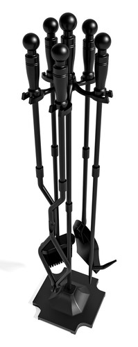 Fireplace tools pieces - fireplace,
