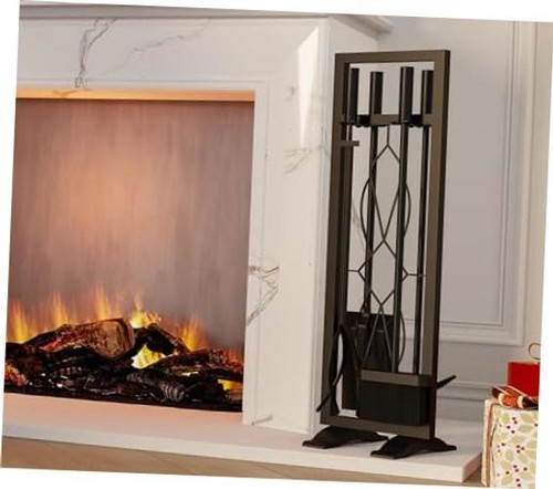 Fireplace tools set pieces - set,