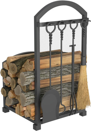 Fireplace log holder tools - holder,