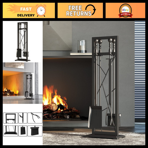 Piece iron fireplace tool - fireplace,