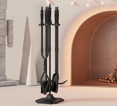 Piece fireplace tools - fireplace, set
